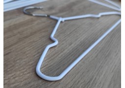 Вішалки-плечики силіконові дитячі 300х3,5мм. (білі)